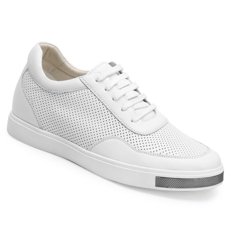 White Elevator Shoes Sneakers